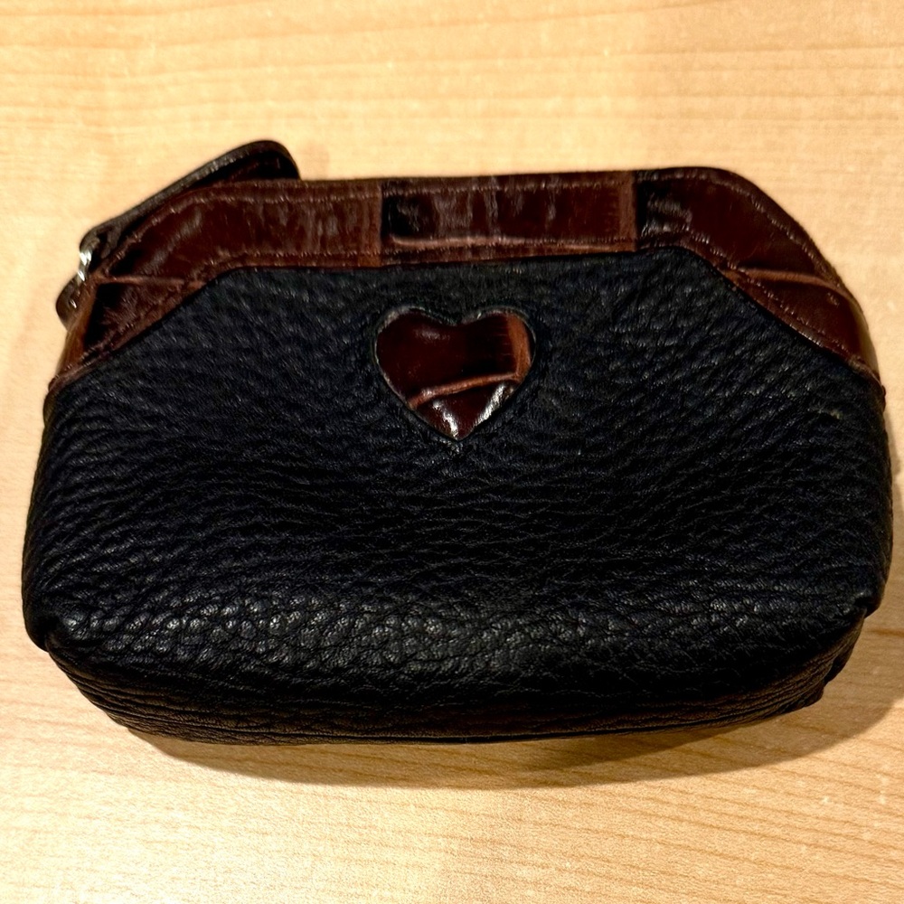Brighton Black and Tan Wallet